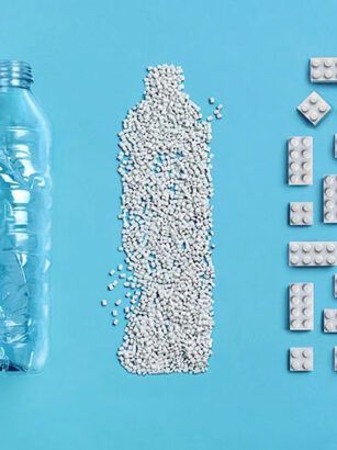 Gạch LEGO làm từ chai nhựa tái chế