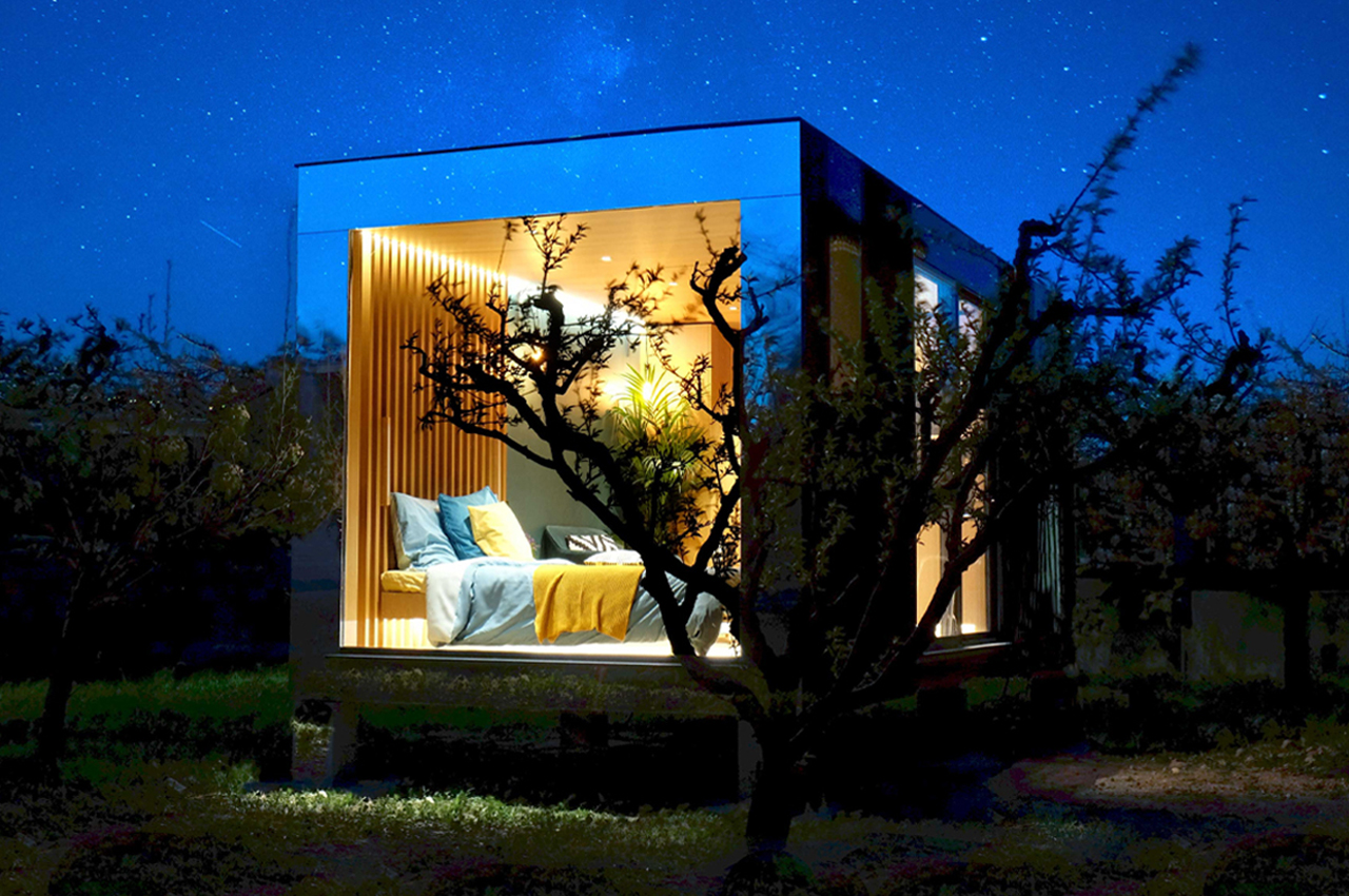 Cabin nhỏ này có những bức tường bằng kính tráng men để giúp bạn thoát khỏi thành phố và kết nối với thiên nhiên!