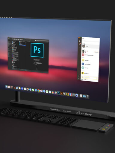 A picture containing text, indoor, electronics, computer Description automatically generated
